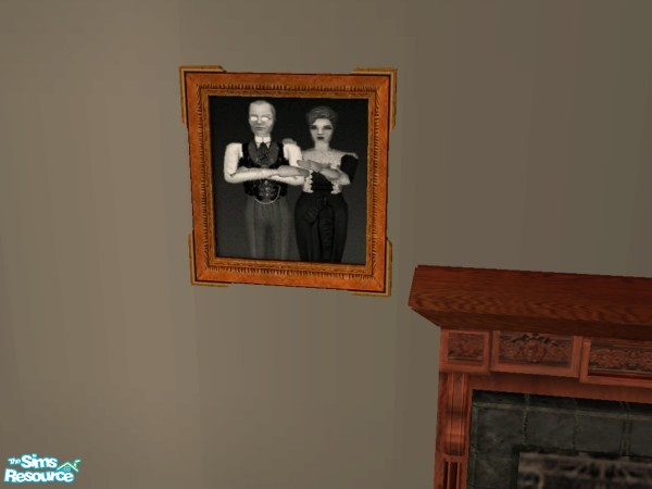 Sims 2 — Ancestry Painting FIXED by c_literati — Six items Maxis included in the objects files but did not make available