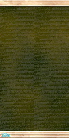 Sims 2 — Sophia Mud Pie - Green Wall by Simaddict99 — green painted wall with light burl wood trim to match my
