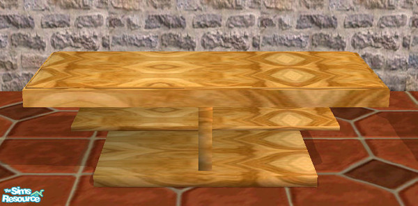 Sims 2 — The Olive Grove - Olive Grove Coffee Table by H3wwy — Mesh required please see link below.