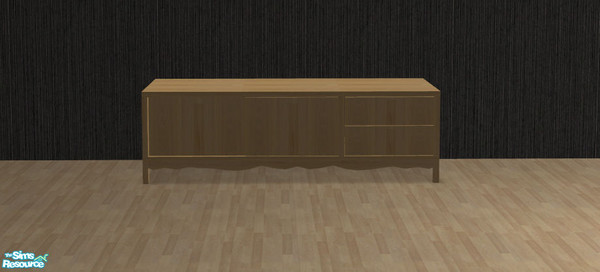 Sims 2 — Delease In Light Wood And White - Sideboard by Newtlco — Sideboard in light wood.