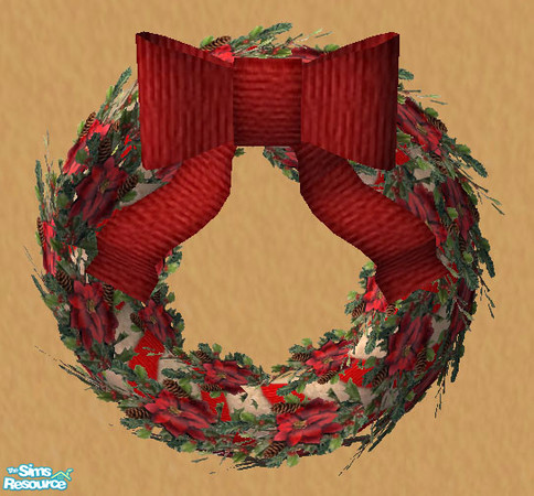 Sims 2 — Straw wall Wreath base by Simaddict99 — requires the mesh from this set, link also below. Indoor and outdoor