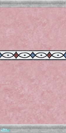 Sims 2 — Red wall by sideangel — A modern red wall