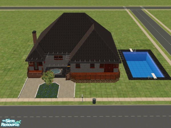 Sims 2 — 4 Boulevard Way by Jonah_Zahndi_Zolohahni — This small family home contains a combined kitchen, family, and
