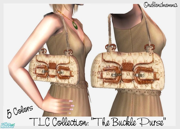 Sims 2 — TLC Collection-\"The Buckle Purse\"  (5 Colors) by Tiff_4_treasures — These purses are made with the