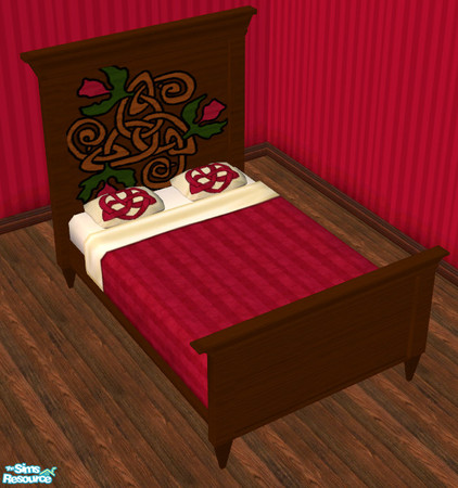 Sims 2 — Celtic Thistle bedding by sww — made by sww