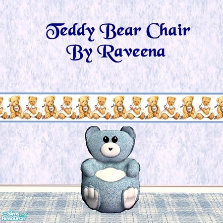 Sims 2 — Teddy Bear Chair by Raveena — Part of the Teddy Bear Nursery set.