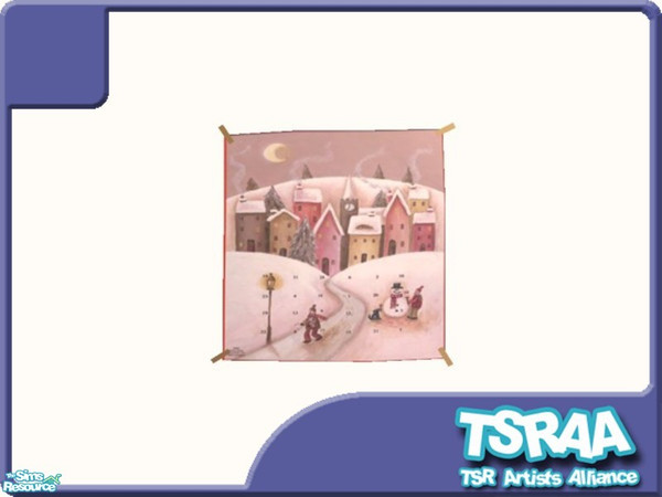 Sims 2 — Advent Calendar 4 by TSR Archive — Part of a set of 6 Advent Calendars. ** TSRAA Member **