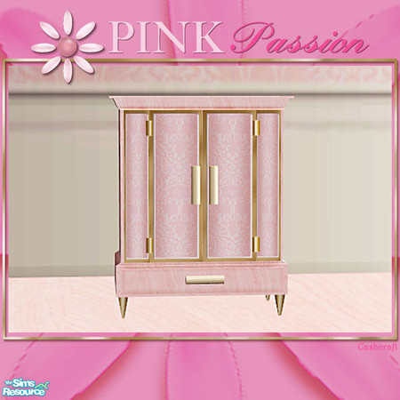 Sims 2 — Pink Passion Jewelry Box by Cashcraft — If you are passionate about pink...this is the bedroom set for you! The