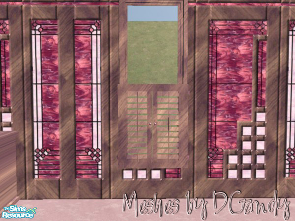 Sims 2 — Tribute Bedroom Window by SpringwolfDecor — In Tribute to Traci - Who has taught me so much about recoloring!