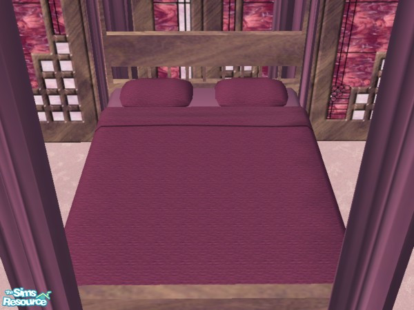 Sims 2 — Tribute Bedroom Bedding by SpringwolfDecor — In Tribute to Traci - Who has taught me so much about recoloring!