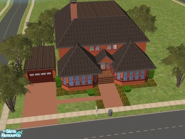 Sims 2 — Copper Valley by Crass — A large family home created with the successful vampire in mind. Home is perfect for