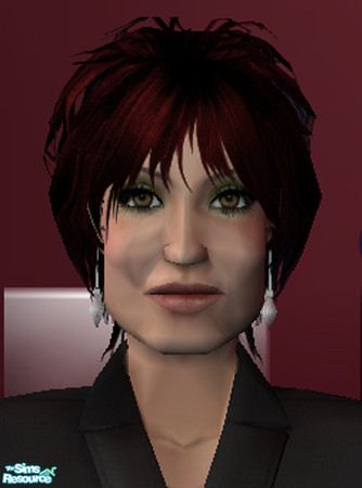 Sims 2 — Sharon Osbourne by genericjanedoe — Sharon's face was relatively easy to recreate thanks to some great meshes