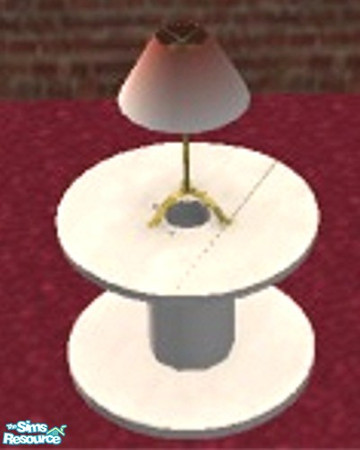 Sims 2 — Radiance Table Lamp by boredliljenni — Every sim, even those on a budget, need some light at night. They also