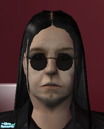 Sims 2 — Ozzy Osbourne by genericjanedoe — After an earlier Simon Cowell attempt, I got the modelling bug and Ozzy came