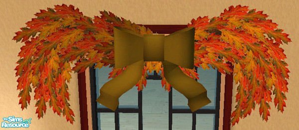 Sims 2 — Holiday Swag MESH by Simaddict99 — Note: This is a slave file and requires the single width garland Mesh file
