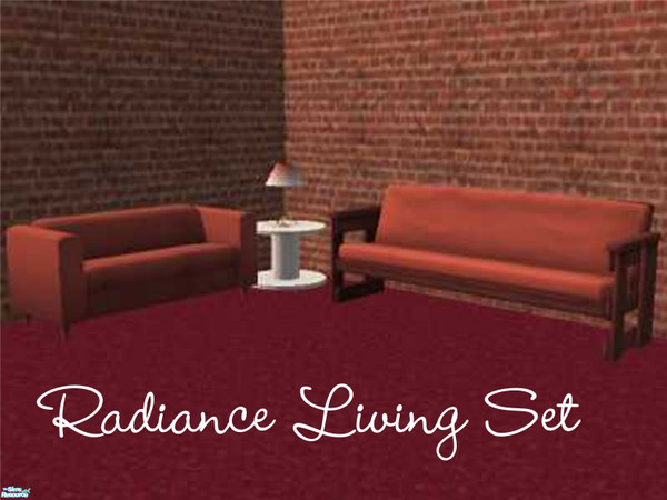 Sims 2 — Radiance Living Set by boredliljenni — Now your sims on a budget can have a beautiful living room set for only