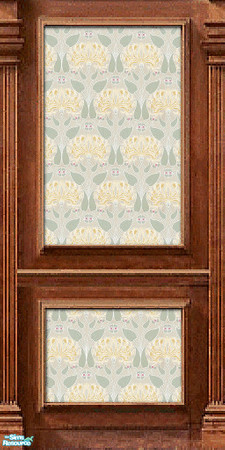 Sims 2 — Spring Honeysuckle by c_literati — Yet another set of seamless antique-style walls. TSRAA. 