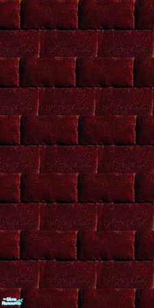 Sims 2 — Bloodred Brick by mackey2269 — A bloodred brick wall!