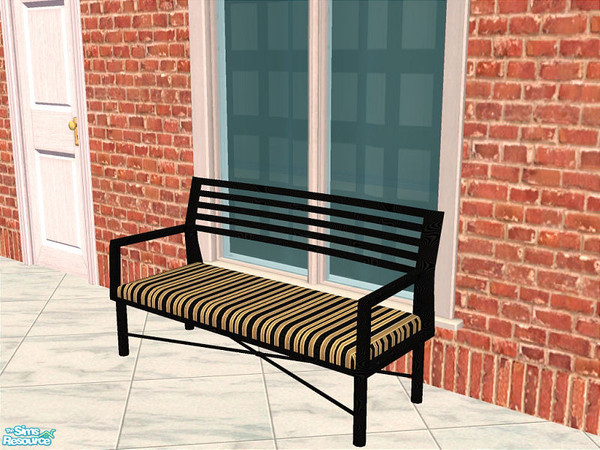 Sims 2 — Lacey Patio Seating - Sofa by detimgi — New mesh set.Part 2 of the Lacey patio set