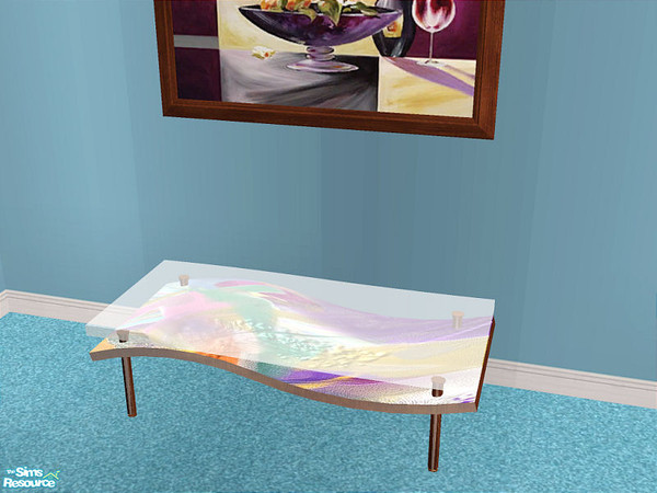 Sims 2 — Fia Living Room - Coffee Table by detimgi — New living room set.9 new meshes and 1 recolor-painting recolor of
