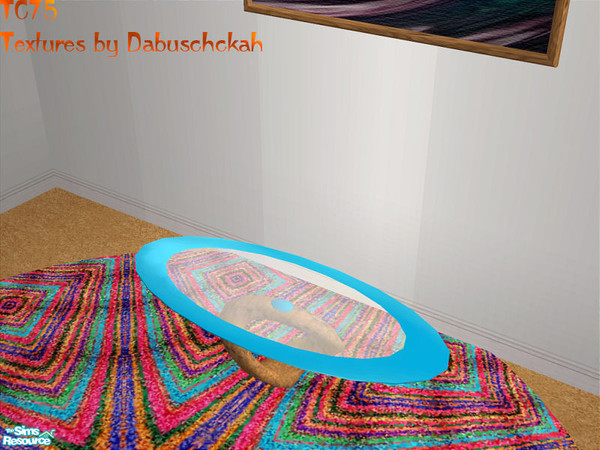 Sims 2 — TC75 Ricca Living - Coffee Table by detimgi — A very bright recolor of the Ricca Living set using the exciting