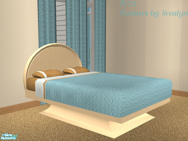 Sims 2 — TC73 Swanvale Bedroom - Bedframe by detimgi — Recolor of the Swanvale bedroom using beautiful textures provided