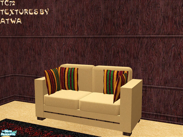 Sims 2 — TC 72 LewSabon Living - Loveseat by detimgi — A recolor of the LewSabon living room set using the beautiful