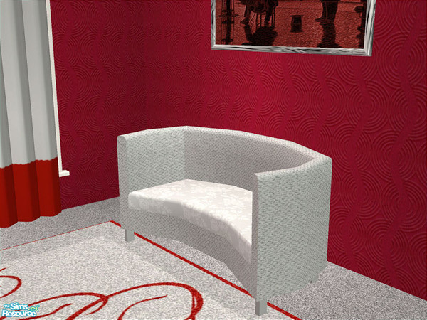Sims 2 — Spell Living Room - Loveseat by detimgi — A new living room mesh set.10 new meshes and 3 recolors