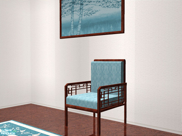 Sims 2 — Melu Living Room - Chair by detimgi — New living room mesh set to match the Melu dining room