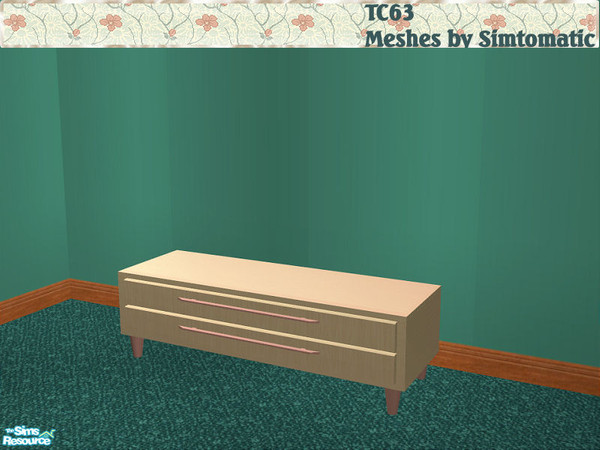 Sims 2 — TC 63 Serene Living - Coffee Table by detimgi — A recolor of the Serene Living set by Simtomatic.Using textures