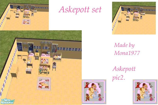 Sims 2 — Askepott set by mona1977 — Askepott set. Askepott = Cindarella. ;-)