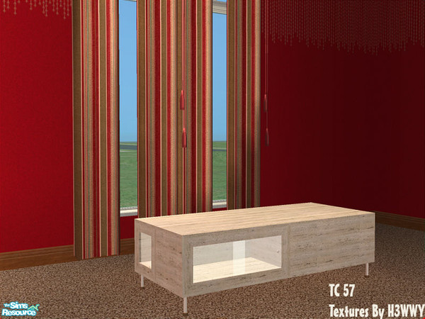 Sims 2 — TC 57 Contempo Male - Coffeetable by detimgi — Recolor of the Contempo Living set by Betterbesim.Curtain mesh by