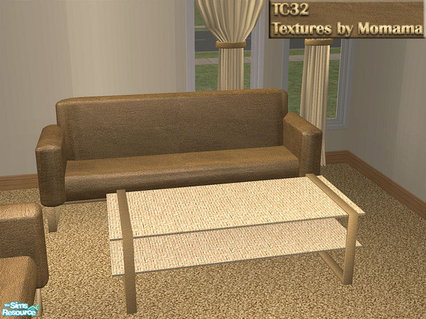 Sims 2 — TC32 Marreau Living - Coffeetable by detimgi — Recolor of the marreau living room set using the tc32 textures