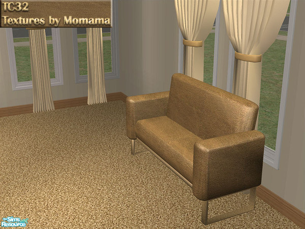Sims 2 — TC32 Marreau Living - Loveseat by detimgi — Recolor of the marreau living room set using the tc32 textures