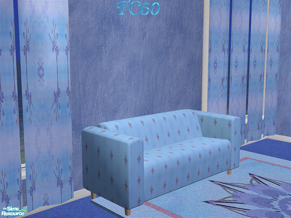 Sims 2 — TC50 Living Room - Loveseat by detimgi — Recolor of the satinistics loveseat from the base game