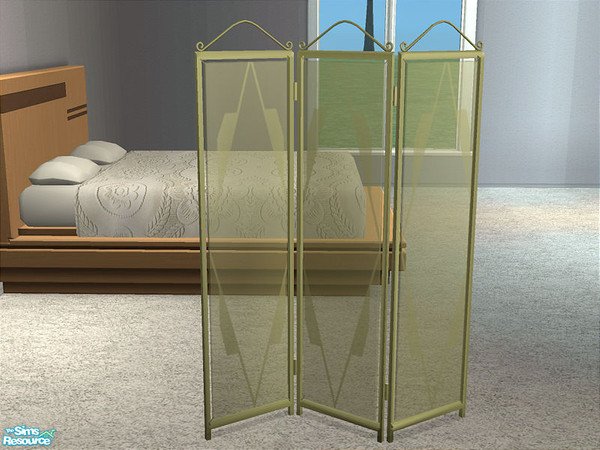Sims 2 — Decorative Screen 2 - Olive by detimgi — recolors of the romanza bedroom set screen by betterbesim