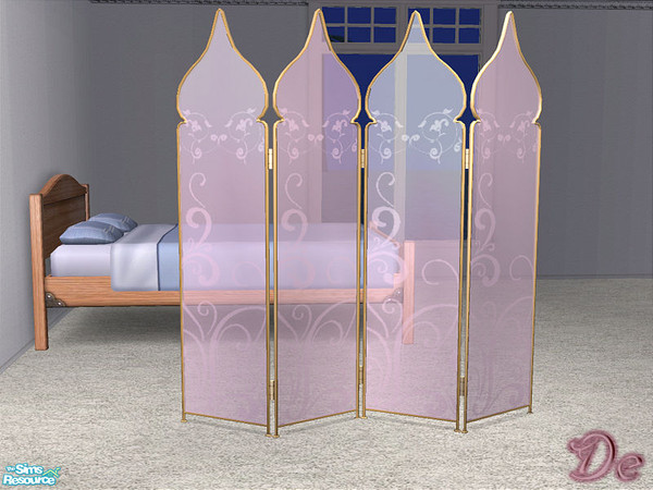 Sims 2 — Decorative Screens - Pink by detimgi — Recolor of the exotic (non)screen from the base game.