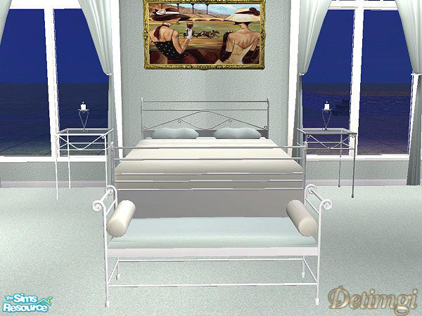 Sims 2 — Her Bedroom - Seat by detimgi — Recolor of Betterbesim's Romanza Bedroom Duoseat