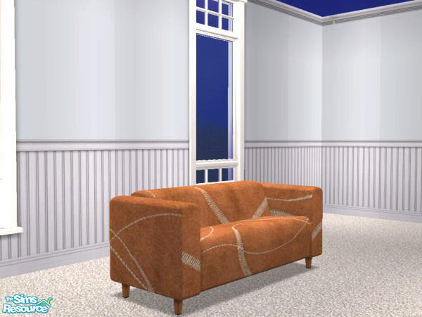 Sims 2 — Little Sofa - Stitched Suede by detimgi — Stitched suede recolor of the maxis satinistic loveseat