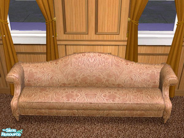 Sims 2 — Pretty Sofas - Tan Hammered Leather by detimgi — Rich texture, rich color