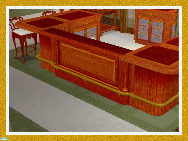 Sims 2 — Regency Bar (Recolor of The Oasis) by Dgandy — Everything you need to open a first class restaurant and lounge