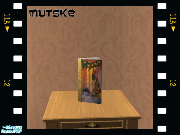 Sims 2 — Christmas Cards ST02 by Mutske — Collection of Christmas Cards.