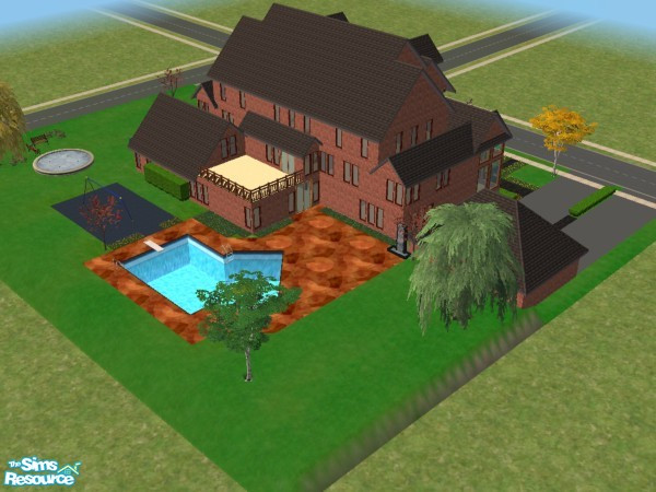 Sims 2 — Classically Modern Mansion by skyrobbin — Perfect for any budding Sim family, This beautiful and spacous home is