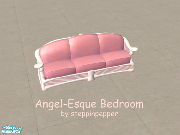 Sims 2 — Angel-Esque Sofa by steppinpepper — Part of Angel-Esque Bedroom set