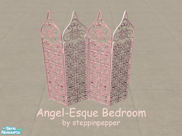 Sims 2 — Angel-Esque Screen by steppinpepper — Part of Angel-Esque Bedroom set