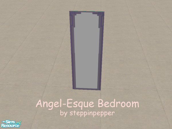 Sims 2 — Angel-Esque Mirror by steppinpepper — Part of Angel-Esque Bedroom set
