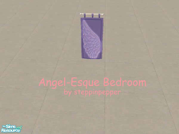 Sims 2 — Angel-Esque Wall Hang 1 by steppinpepper — Part of Angel-Esque Bedroom set