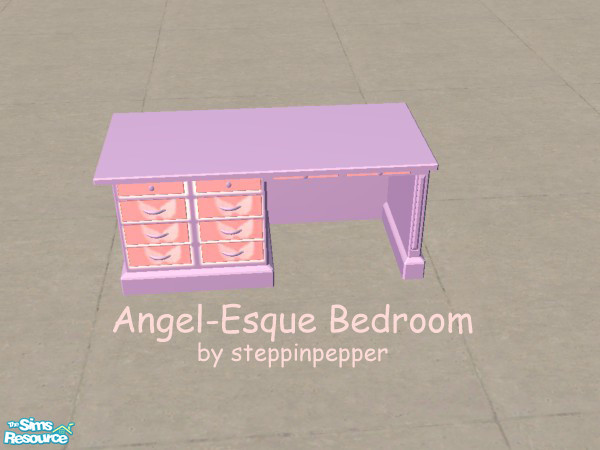 Sims 2 — Angel-Esque Desk by steppinpepper — Part of Angel-Esque Bedroom set