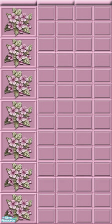 Sims 2 — Wall and floor - Set 3 - B32 Wall Set3 Pink4 by Birba32 — 