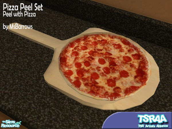 Sims 2 — MsB - Peel with Pizza by MsBarrows — Perfect for the Sim who likes to bake. This culinary accessory looks